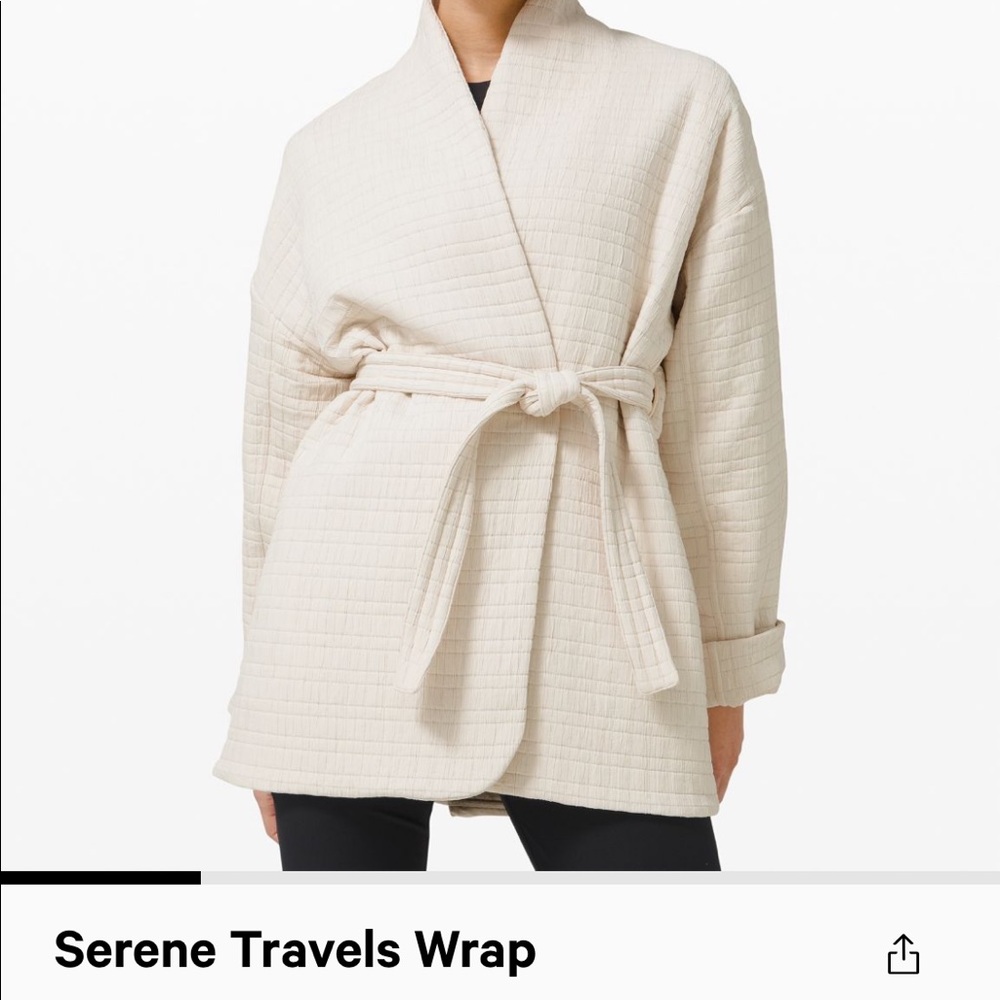 LuLuLemon Serene Ivory Wrap